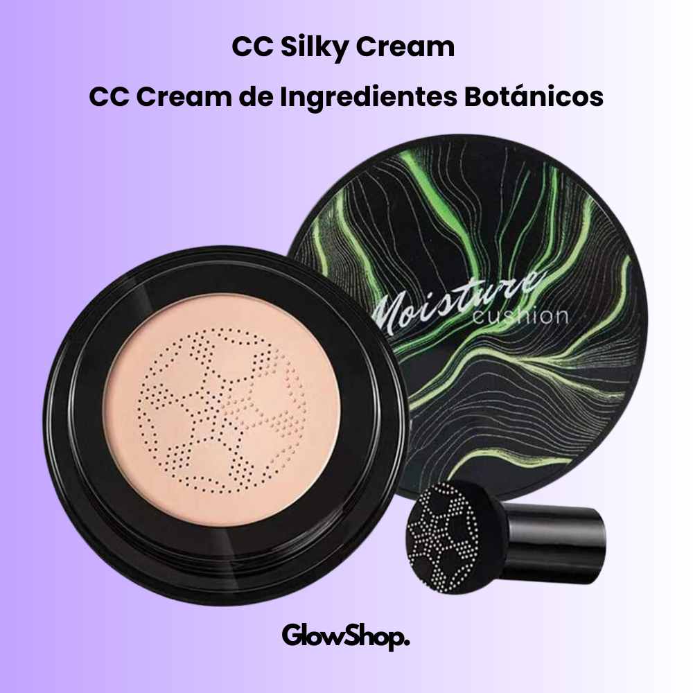 Base de maquillaje CC Silky Cream + Brocha de Regalo